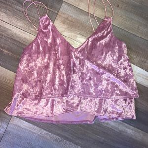 Woman’s Express velvet tank top size medium